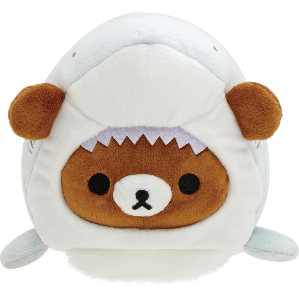 Rilakkuma Plüschtier Chairoikoguma MO58801 San-X S, (Hai)