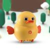 3Pcs/Set Kids Electric Duck Toy Light-Up Mother Baby Duck Toy Infants Tummy Time Educational Walking Animal Musical Toy Toddlers Boys Girls Gifts