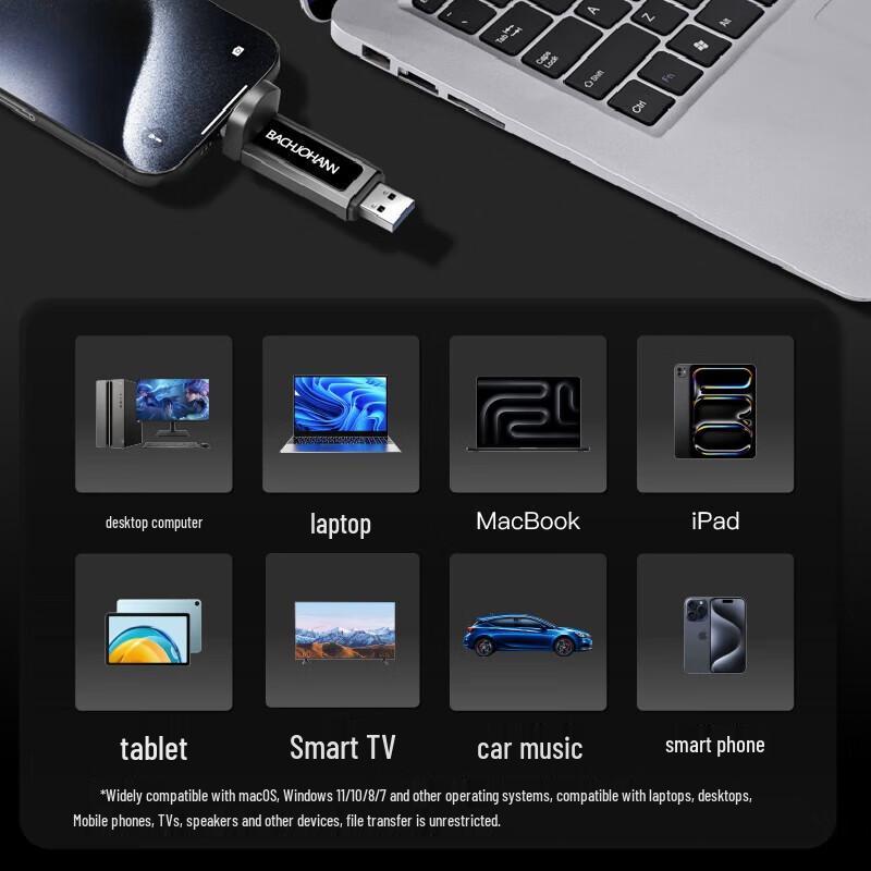 Bach Johann FD-01 Dual Interface Portable SSD