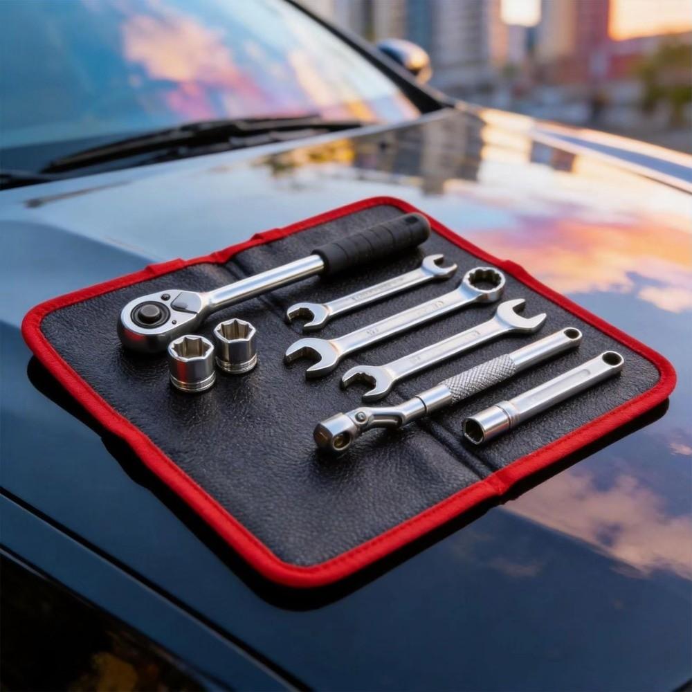 Strong Magnet Magnetic Tool Mat Double Sided Folding Magnetic Tool Storage Pad Car Garage