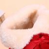 Children's Snow Boots, Girls' Boots, Winter Boots, Middle-aged Children with Plush Baby Princess Short Boots, Girls' Cotton Shoes