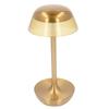 Golden Cordless Table Lamp Rechargeable Touch Control 3 Color Dimmable Battery Powered Desk Lamp for Restaurant Bedroom
