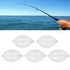 5Pcs Fishing Casting Bobbers Spin Float Fishing Clear Float Plastic Oval Water Ball Strike Indicator Easy To Use