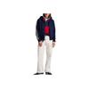 Polo Ralph Lauren Logo Reversible Knit Mesh Hooded Long Sleeve Sweatshirt Men sweatshirt Blue 710964438001
