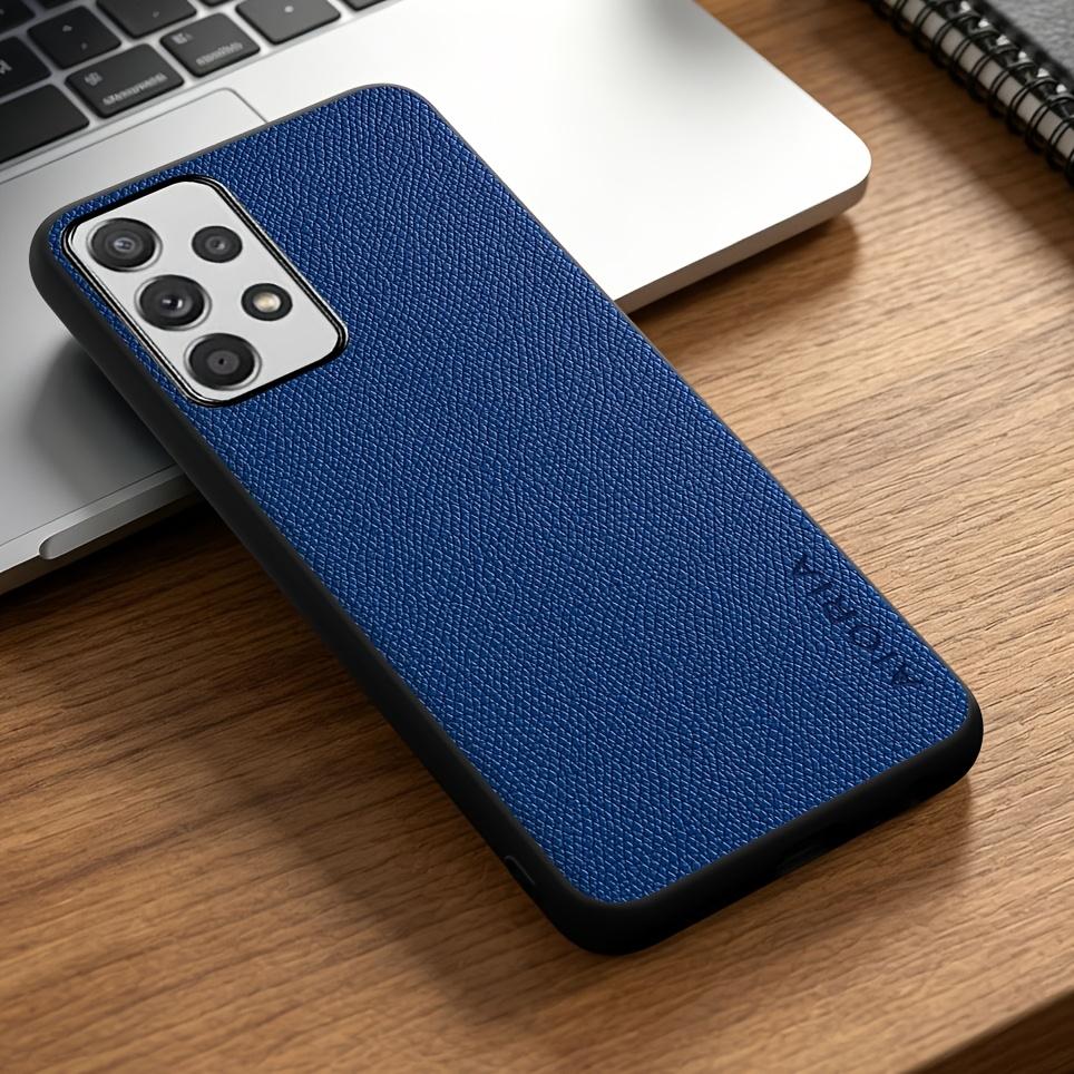 Phone Case: for Samsung for Galaxy A13 A23 A33 A53 A73 Case Solid Color Elegant Synthetic Leather Stylish Phone Case