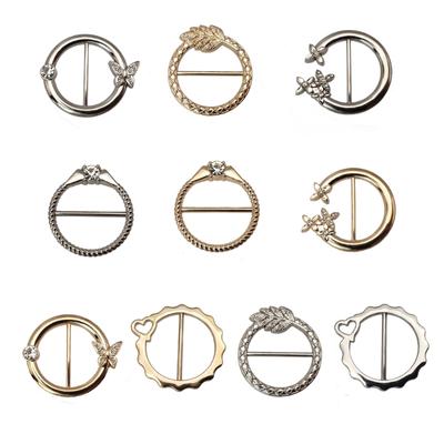 Seamless Fabric Knot Clip for Clothing Hems Secure Without Damage Sturdy Metal Designs for Formal Outfits