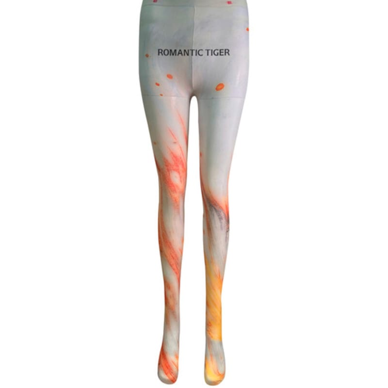 

Романтичный тигр Мой разум в огне колготки Free