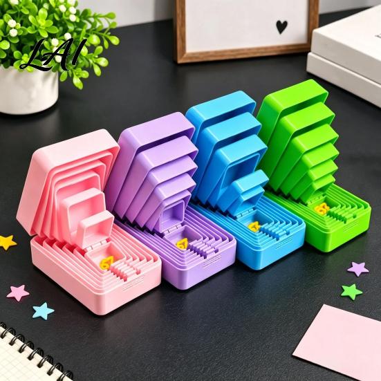 Interaktive Geschenkboxen für Kinder 3D-gedruckte verschachtelte Überraschungsbox mehrschichtige Box-in-Box Streich 67 Geburtstags-Scherzgeschenke Freunde Wiederverwendbar scharniert Geburtstag