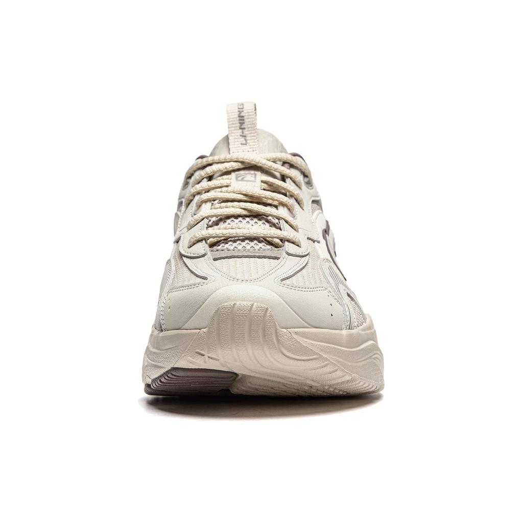 Li Ning Meteor Cushioning Slip Resistant Abrasion Resistant Support Low top Casual Shoes Men's Gray AGCU121-1