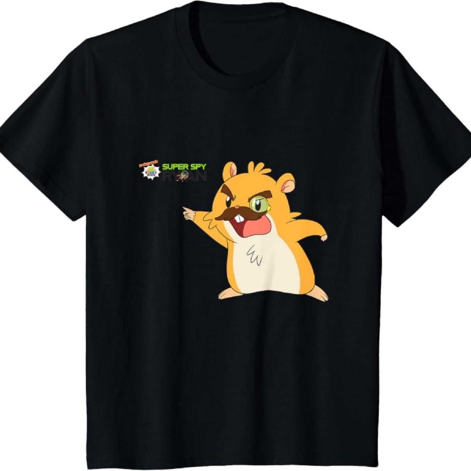 Kids Ryan s World Super Spy Pack Rat Kids T-Shirt S