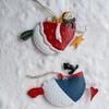 Cartoon Xmas Tree Hanging Pendant Retro Metal Snowman Xmas Tree Embellishment Double-sided Christmas Gift Christmas Decorations