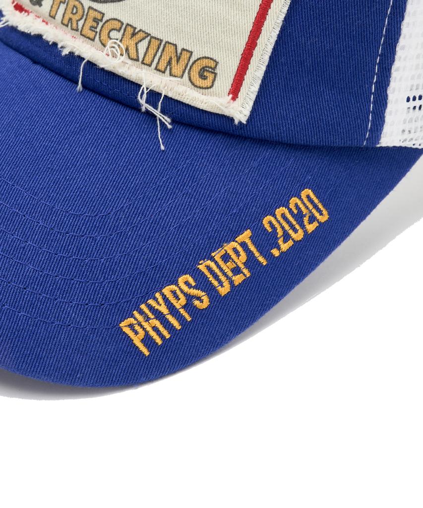 PHYPS MOTORCYCLE Riding Bear Mesh Ball Cap Blue