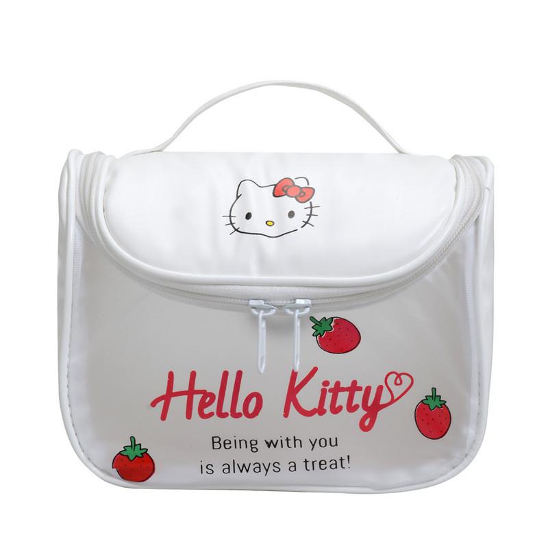 Wasserdichte PVC-Kosmetiktasche Hello Kitty mit großem Fassungsvermögen für den täglichen Gebrauch Mädchen
