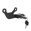 Motorcycle Anti Theft Helmet Lock Left Side Fits for Kawasaki Ninja 650 Z 650(Black )