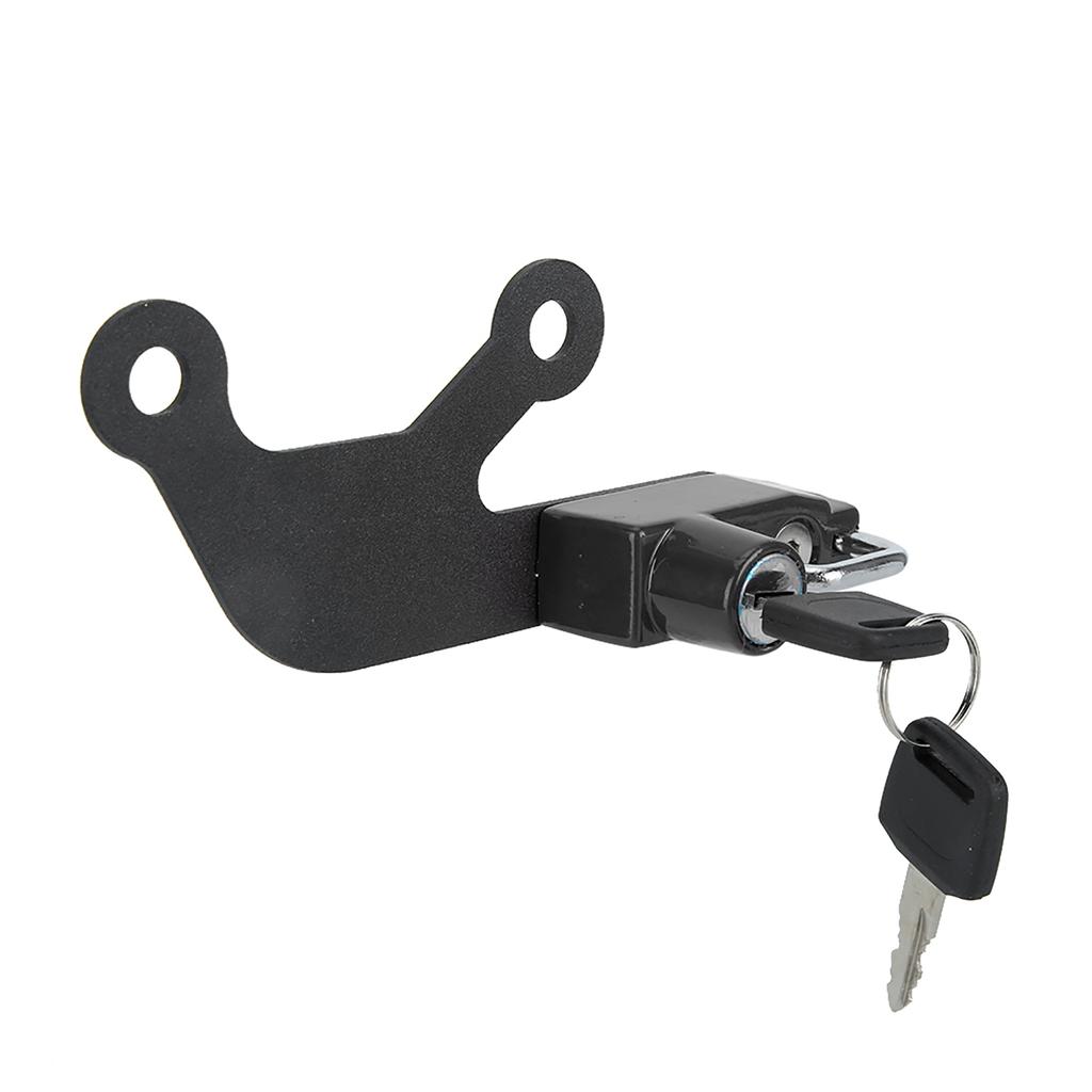 Motorcycle Anti Theft Helmet Lock Left Side Fits for Kawasaki Ninja 650 Z 650(Black )