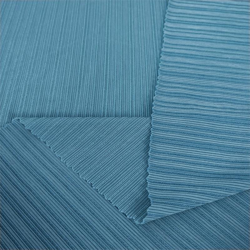 100x160cm Eis Seide Plissierter Stoff Hohe Elastizität Gestrickter Stoff für Frühling und Sommer Kleid Weitbeinige Hosen Knitterarm Streifen