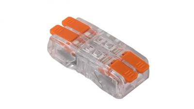 Through-type Lever Quick Connector 4X 0.2-2.5Mm2 Transparent E.4194/2 /50Pcs./