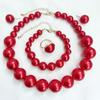 Light Luxury Imitation Pearl Jewelry Set Retro Elegant French Pearl Necklace  Valentine‘s Day
