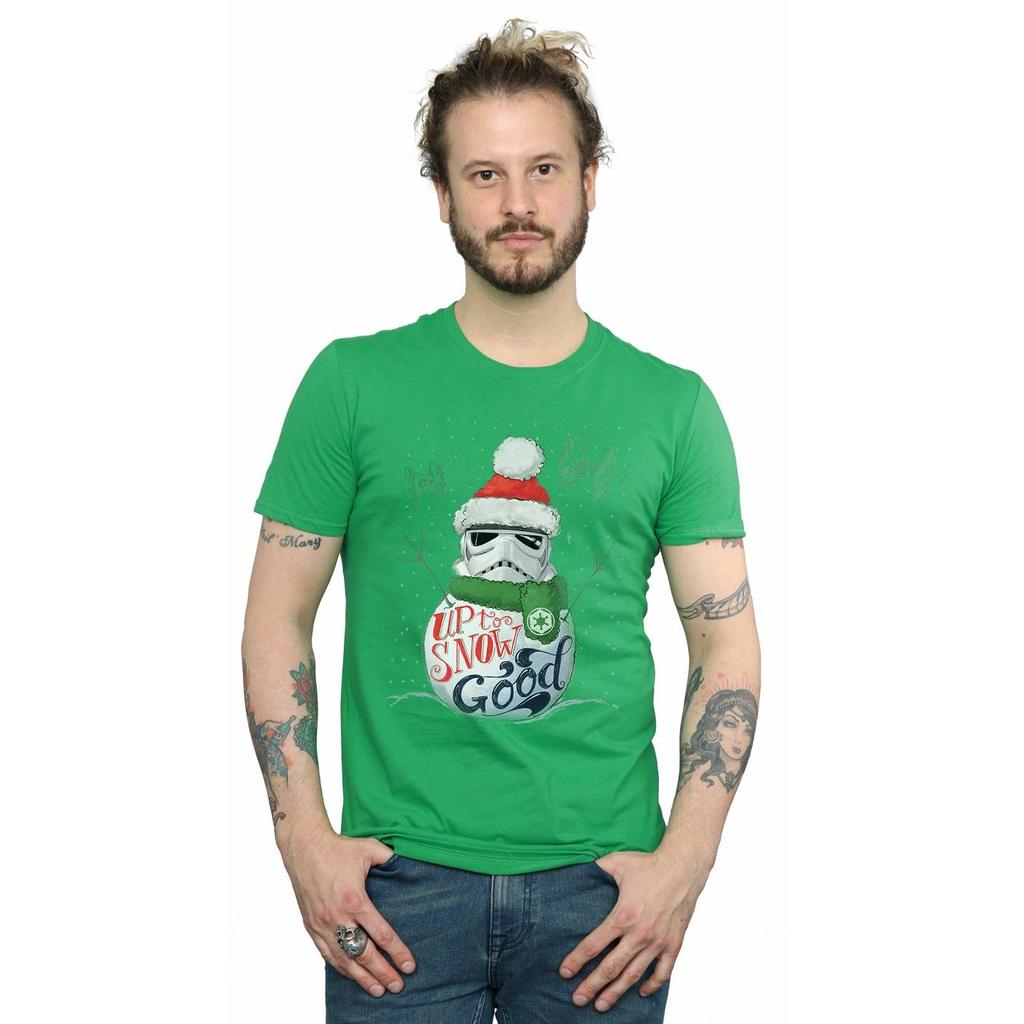 STAR WARS Mens Stormtrooper Up To Snow Good T-Shirt
