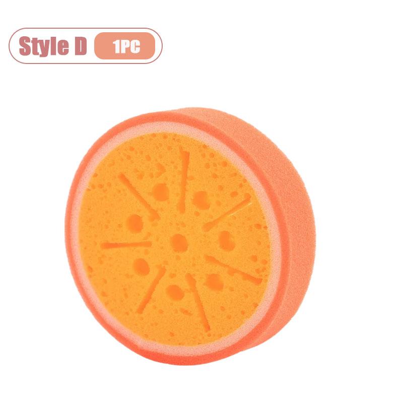 

Multi Purpose Fruit Print Sponge Scrub Pad Thickened Design for Kitchen Cleaning Dish Washing Stain Removal Cloth