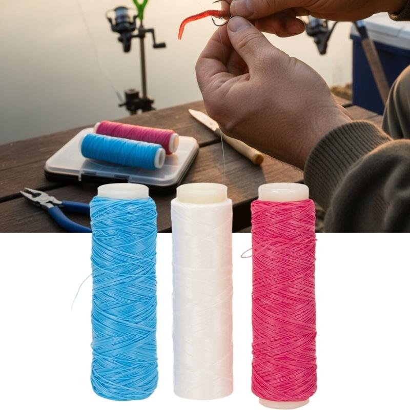 100m 0.3mm Elastic Baits Tying Thread Line For Saltwater Freshwater Fishing High Abrasion Resistance Fishing Tackle