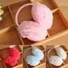 Soft Warm Solid Color Plush Knit Earmuff for Outdoor