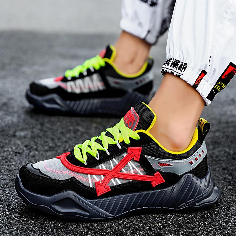 

European station spring and summer men s shoes cold sticky original style four seasons explosion tide brand fork fried street Internet celebrity dad s 44