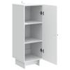 Sideboard White 33 X 34.5 X 90 Cm Particle Board