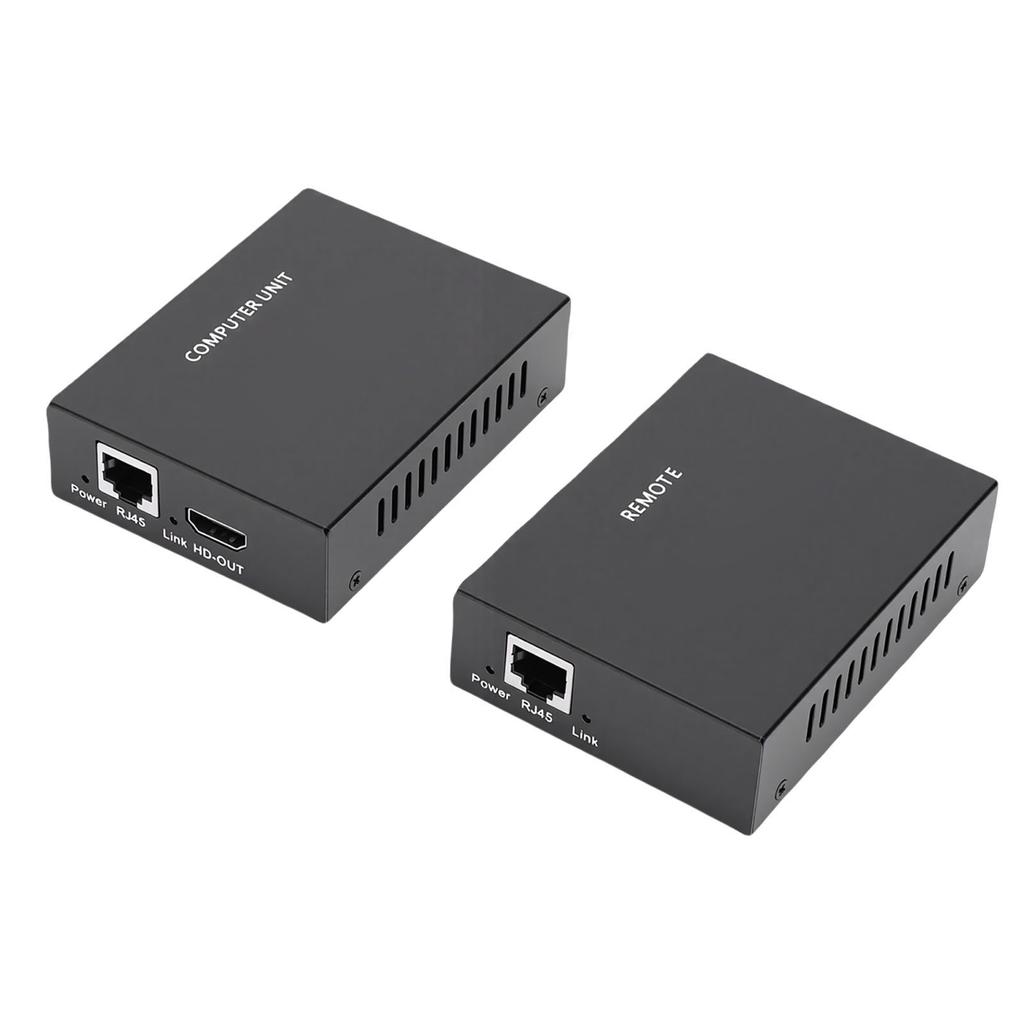 4K 30Hz 120m HD Multimedia Interface KVM Extender with USB KVM Control Transmit Via Cat5e Cat6 Cable POC Power Supply