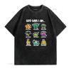 God Says I Am Dinosaur Themed Bible Christian Womens Boys T Shirt vintage Washed Soft Comfortable Unisex graphic streetwear