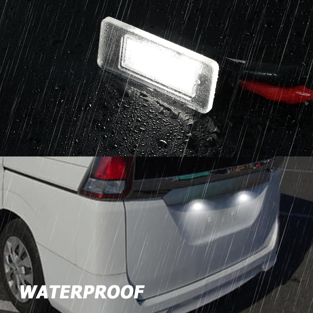 6000K Waterproof For Nissan Serena C27 Rogue 2021-2024 2016 2017 2018 2019 2020 265108990E License Number Plate Lamp Tag Lights