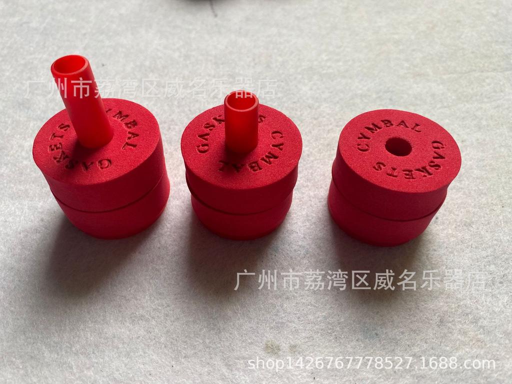 Cymbal Stand Protection Kit: Felt Pad, Sponge Sleeve, Cleaning Cloth, Holder, Separator, Shock-Absorbing Cotton for Drum Sets