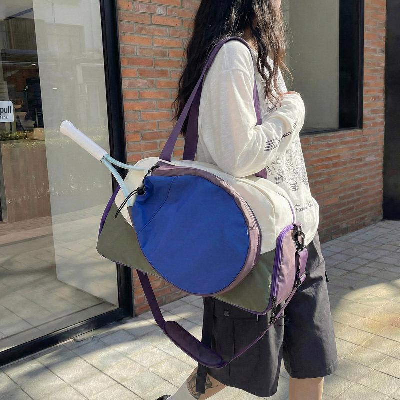 Trendy Large Capacity Badminton & Tennis Racket Fashion Crossbody Tote Handbag