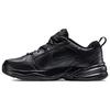 Nike Air Monarch 4 Low Top Chunky Sneakers Unisex Obsidian Black Silver 415445-001(Team25-XSC)