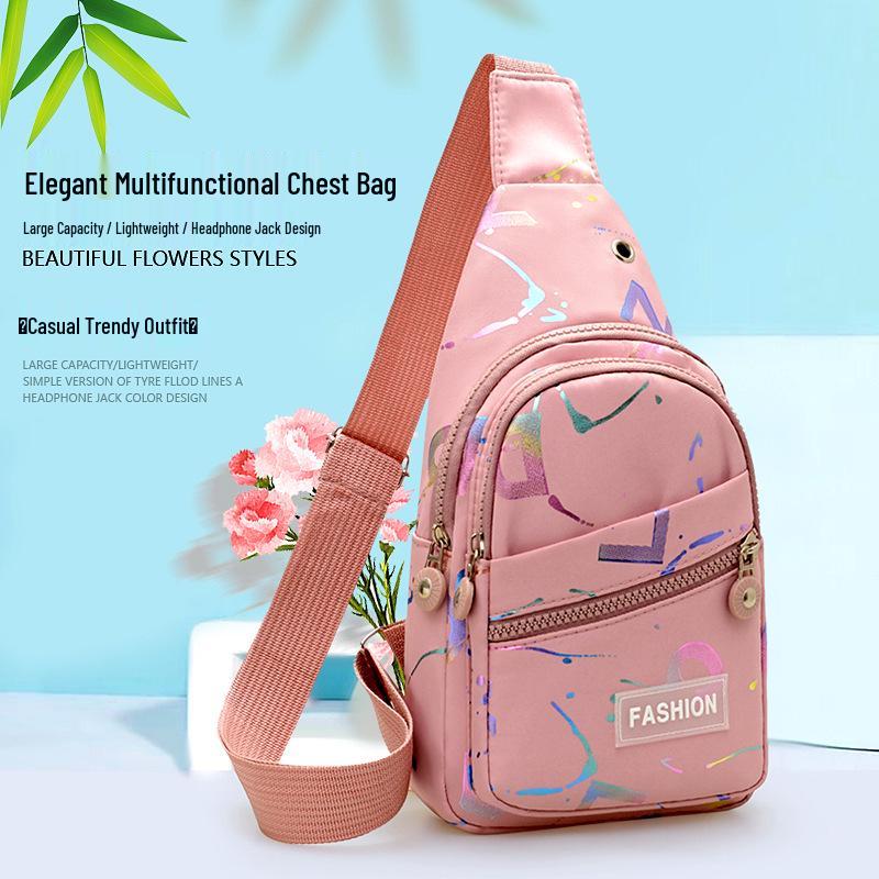 Leichter, lässiger, wasserabweisender Sling-Rucksack für Damen
