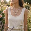Zinc Zinc Alloy Ocean Themed Necklace Sweet Cool Chain Necklace Aesthetic Shell Pearl Choker  Vacation