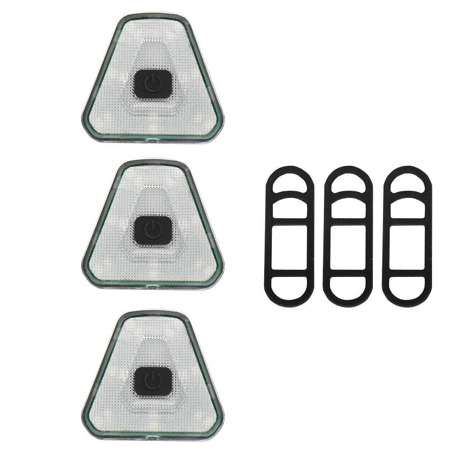 Feu Arrière Vélo LED Lumineux Rouge Arrière Lumière Vélo Lumière Dichroïque Sécurité Cyclisme pour Éclairage Nuit Arrière Feux Arrière Vélo