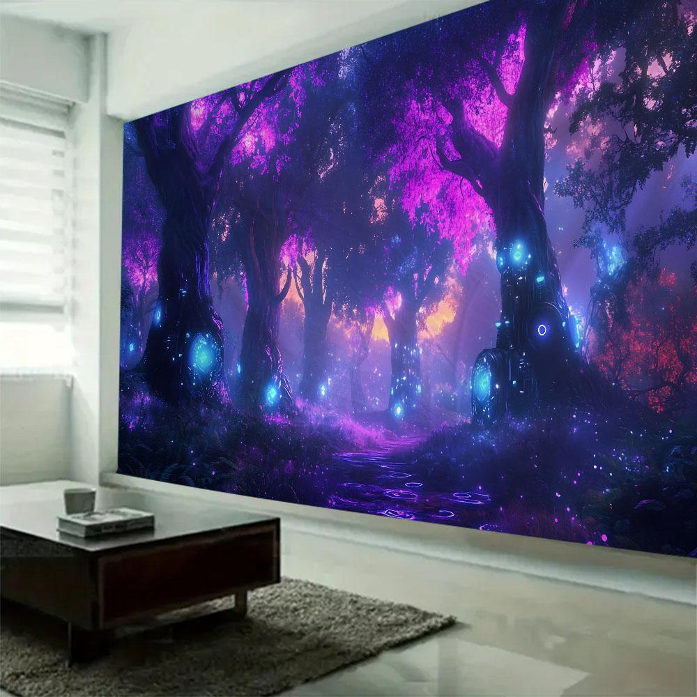 Fairy Tale Forest Tapestry Home Wall Decoration Kawaii Hippie Fantasy Room Art Decoration Background Blanket Bed Sheet