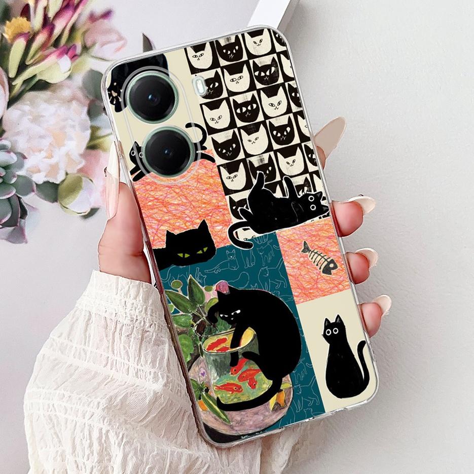 Für Xiaomi Poco X7 Pro 5G Hülle Stylische Bemalte Abdeckung Klare Silikon Weiche TPU Handyhülle Für Xiaomi Poco X7 Pro X7Pro Hülle Coque