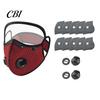 Woodworking Protective Mask Cycling Face with Filter & Breathing Valve, Reusable Carbon Dust Adjustable Goggles, Lightweight Protection Shield