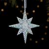 Colorful Christmas Tree Acrylic Pendant Plastic Ice Crystal Pendant  New Year
