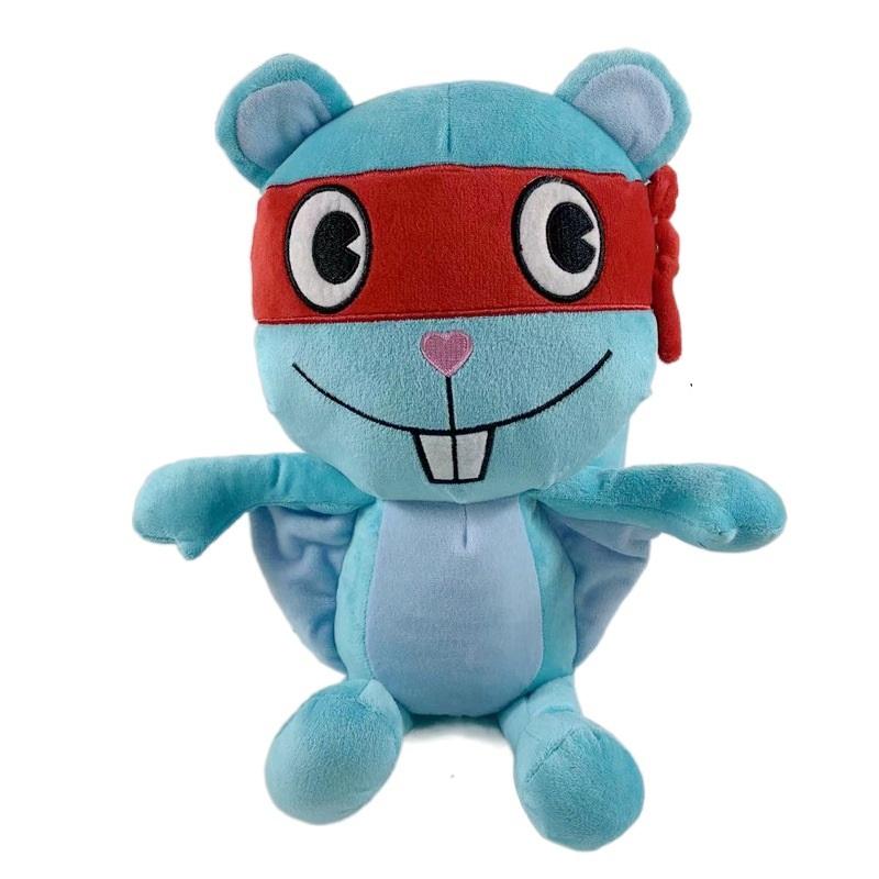 28cm Htf Happy Tree Friends Anime Happy Tree Friends Soldat Fliqpy Plüschtiere Puppen Militär Flipy Puppe Plüschtier Für Kinder Geschenk