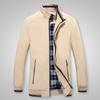 Giacca Casual in Pile da Uomo Invernale Lavata Cotone Top Primavera e Autunno Giacca Ispessita Abbigliamento da Uomo
