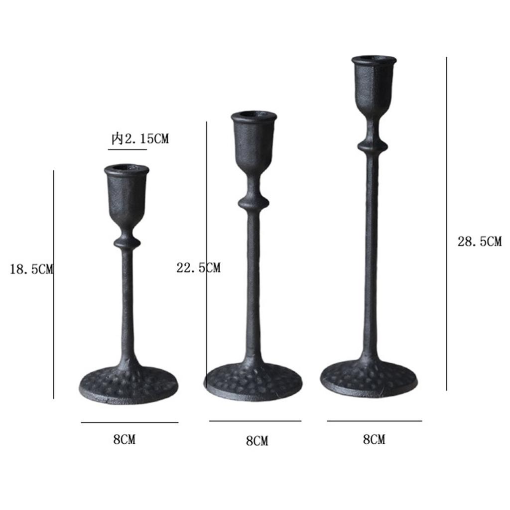Candle Holder Candlestick Holder Gift Party Supplies Table Centerpiece Iron Candle Stick Holder for Bedroom Home Holiday