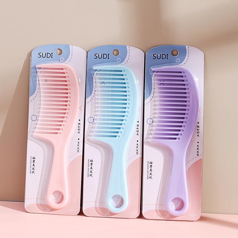Portable Wide Tooth Comb,Detangling Comb,Shower Comb Large Hair Comb Brush For Women Men Curly/Wet/Dry/Long/Thick Hair