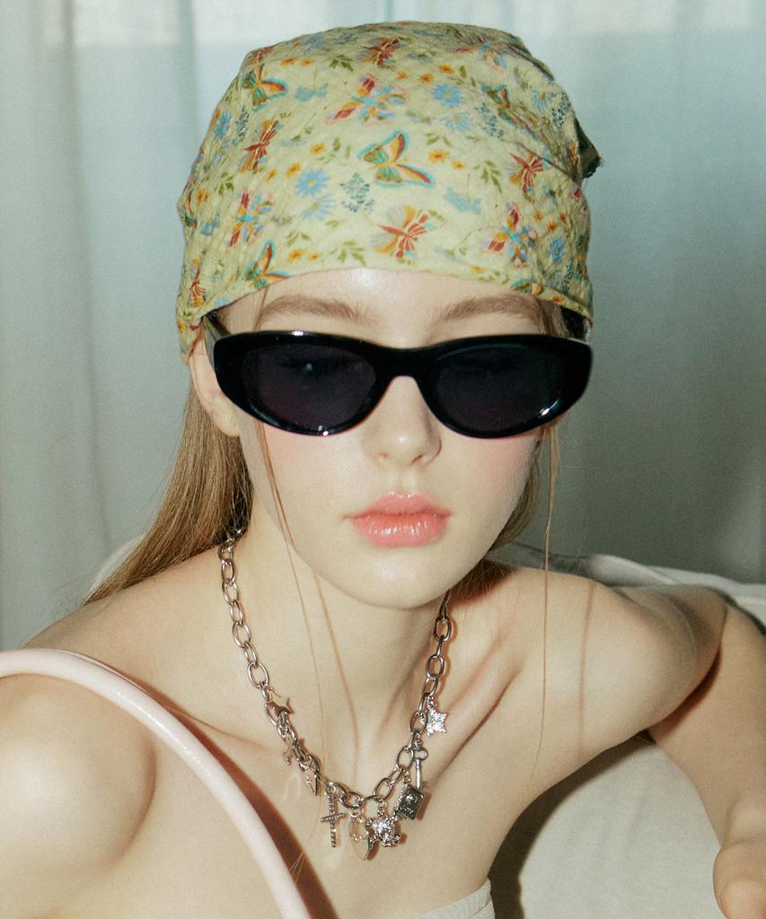 Vvv [Set] Funky Mix Bold Chain Surgical Necklace + Bracelet