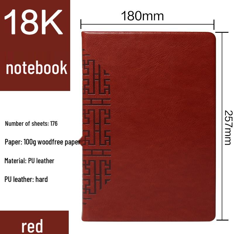 A5 Business Notebook Diary - Large Meeting Record Book, Office Supplies