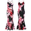 Women Floral Beach Vacation Bodycon Streetwear Maxi Dress Summer Clothes Fishtail Skirt