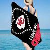 Kansas City Chiefs Pattern Microfiber Beach Towel, Lightweight And Quick-Dry, for Summer Travel, Beach Essential, Swimming Pool