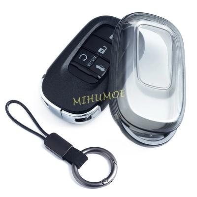 Husă Transparentă Neagră pentru Cheie Mașină Breloc Accesorii pentru Honda Civic 11th Accord CR-V HR-V Pilot Vezel ZR-V 2023-2025